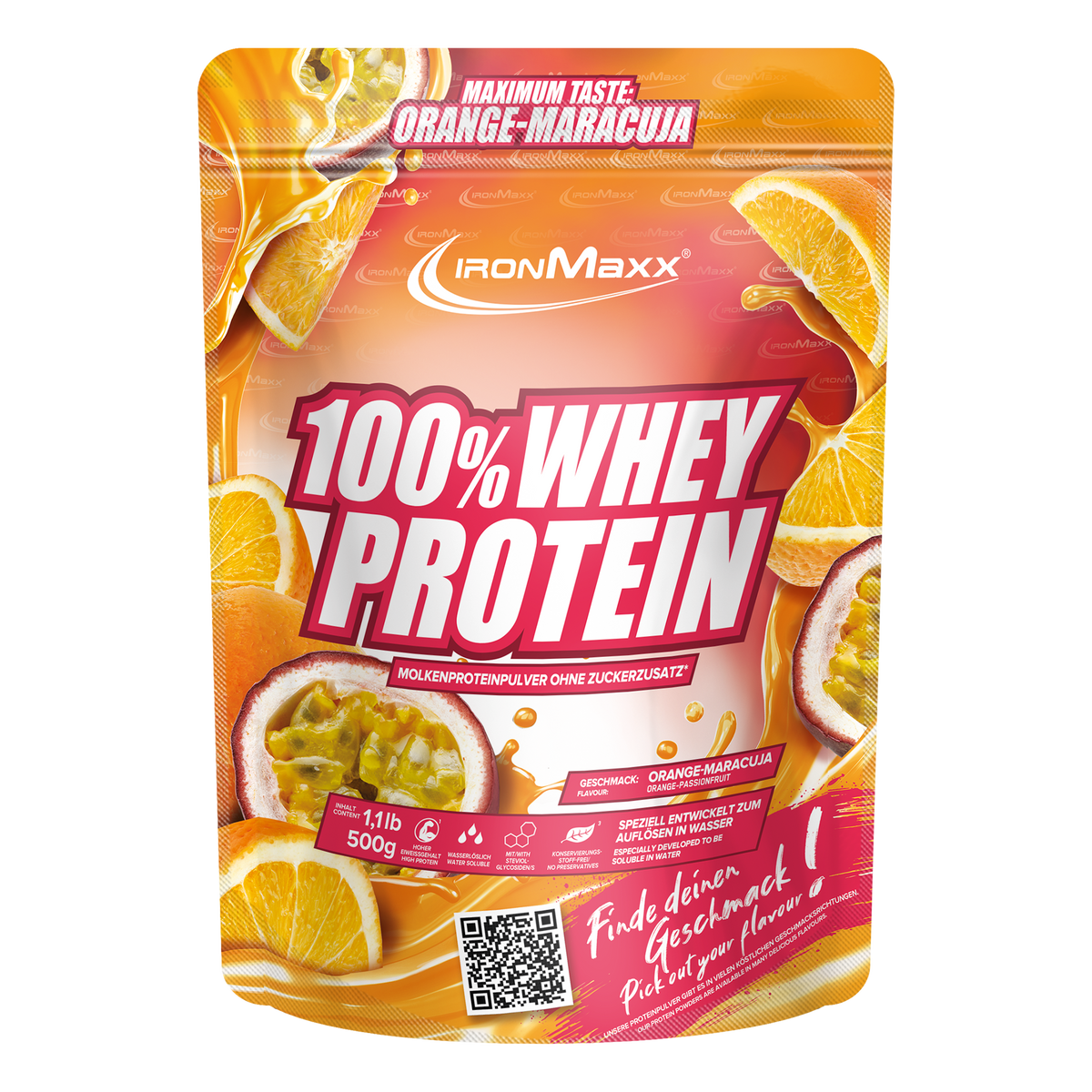 100% <tc>Whey Protein</tc> (500g) - <tc>Orange</tc> Maracuyá