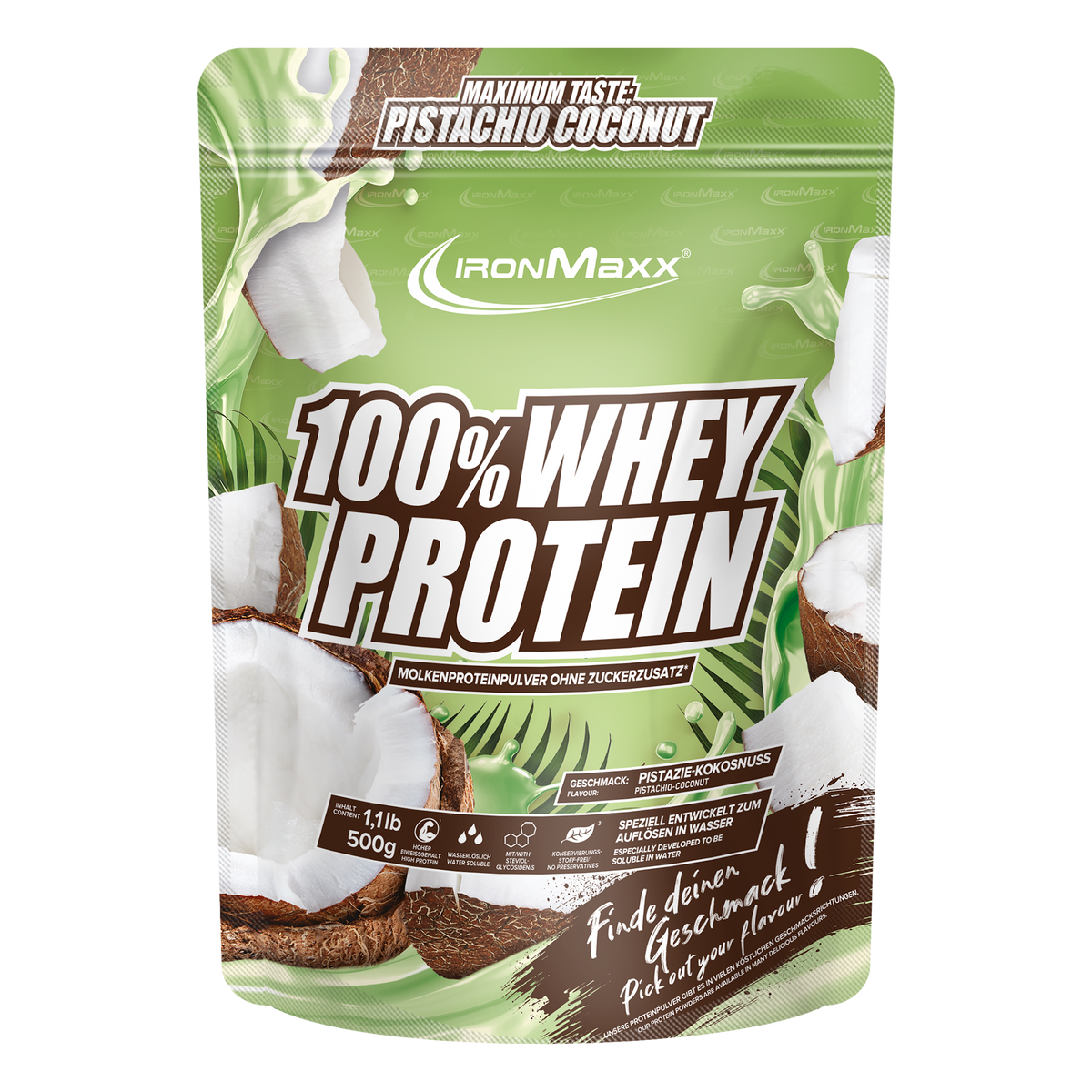 100% <tc>Whey Protein</tc> (500g) - Pistacho <tc>Coconut</tc>
