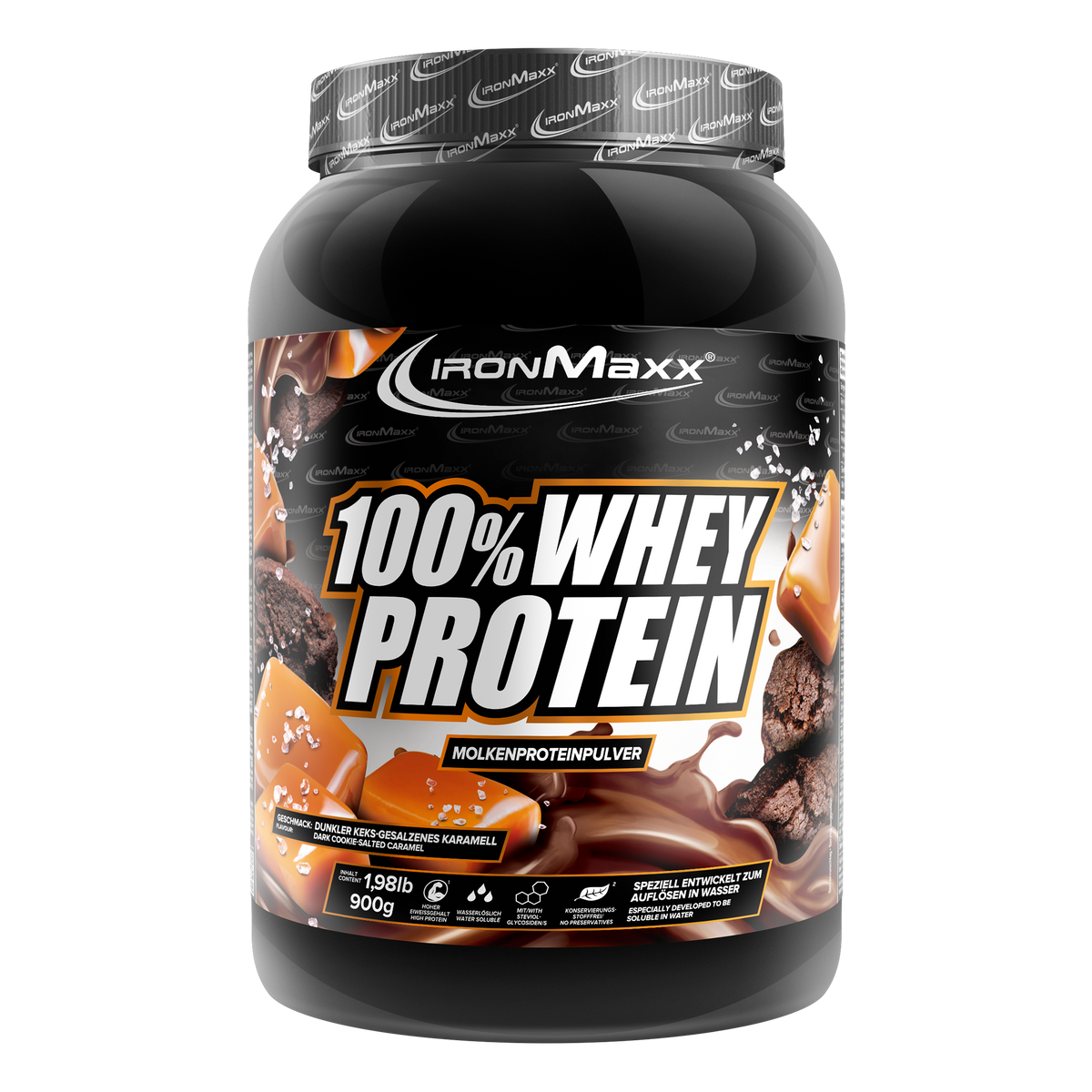 100% Whey Protein (900g) - Dark Cookies Salted Caramel