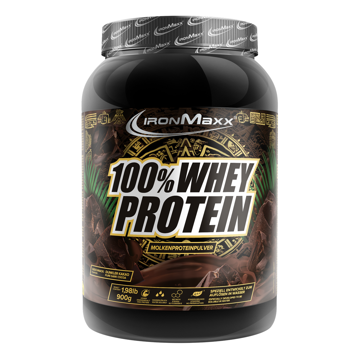 100% Whey Protein (900g) - Pure Dark Cocoa