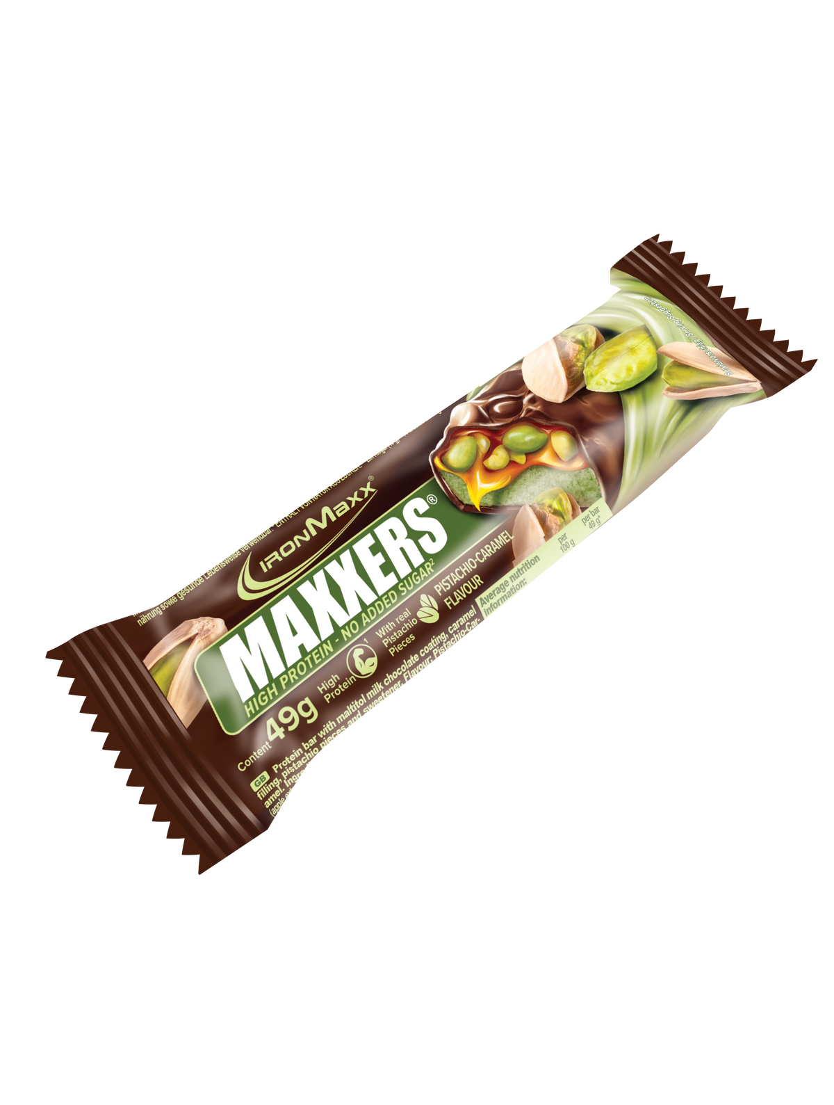 <tc>Maxxers</tc> (49g) - Melk Choc Pistache Karamel