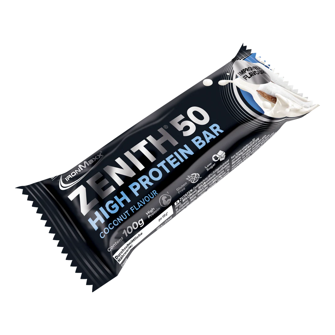 <tc>ZENITH® 50</tc> <tc>Protein</tc> Barritas (12x100g) - <tc>Coconut</tc>