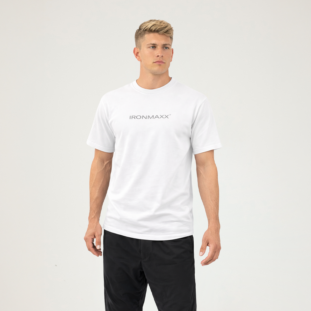 T-Shirt Herren Weiß - Herren M