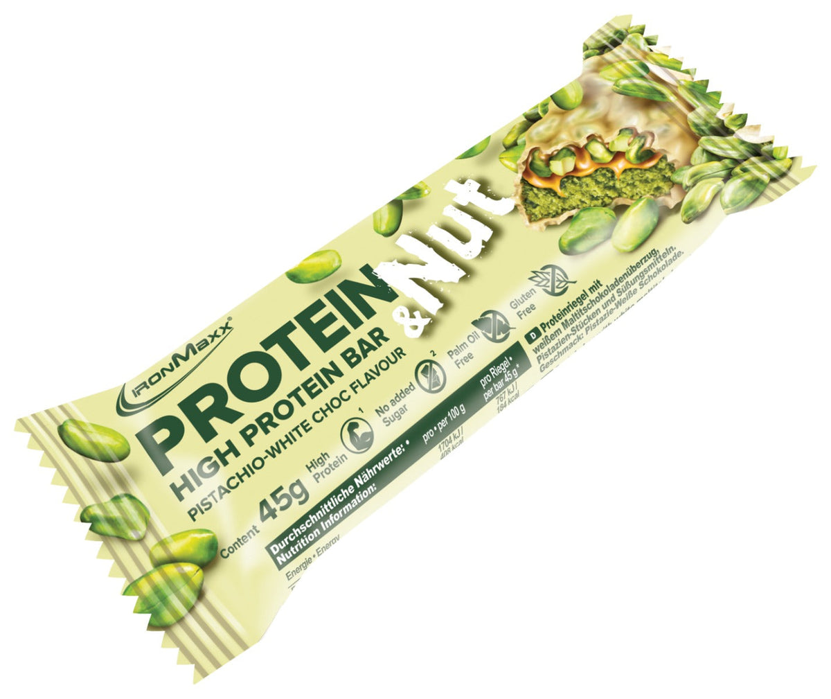 <tc>Protein</tc> & Nut (24x45g) - Pistache Witte Choc