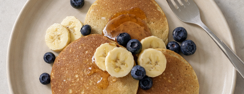 Fluffige Whey-Protein-Pancakes (High Protein, in 10 Minuten fertig)