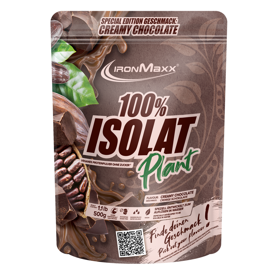 100% Isolat Plant (500g) - Creamy Chocolate