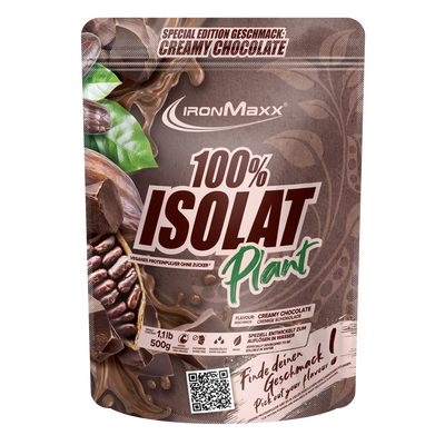 100% Isolat Végétal (500g) - Chocolat Crémeux