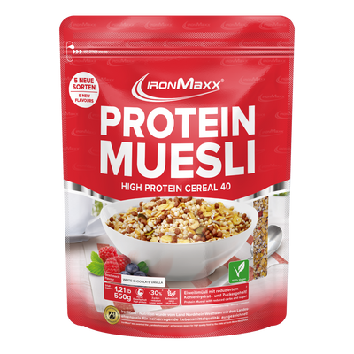 <tc>Protein Muesli</tc> (550g) - <tc>White Chocolate Vanilla</tc>