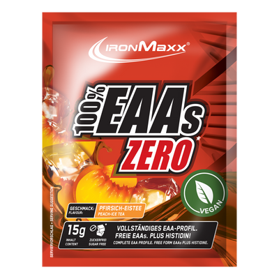 100% EAAs Zero (15g) - Té helado de durazno