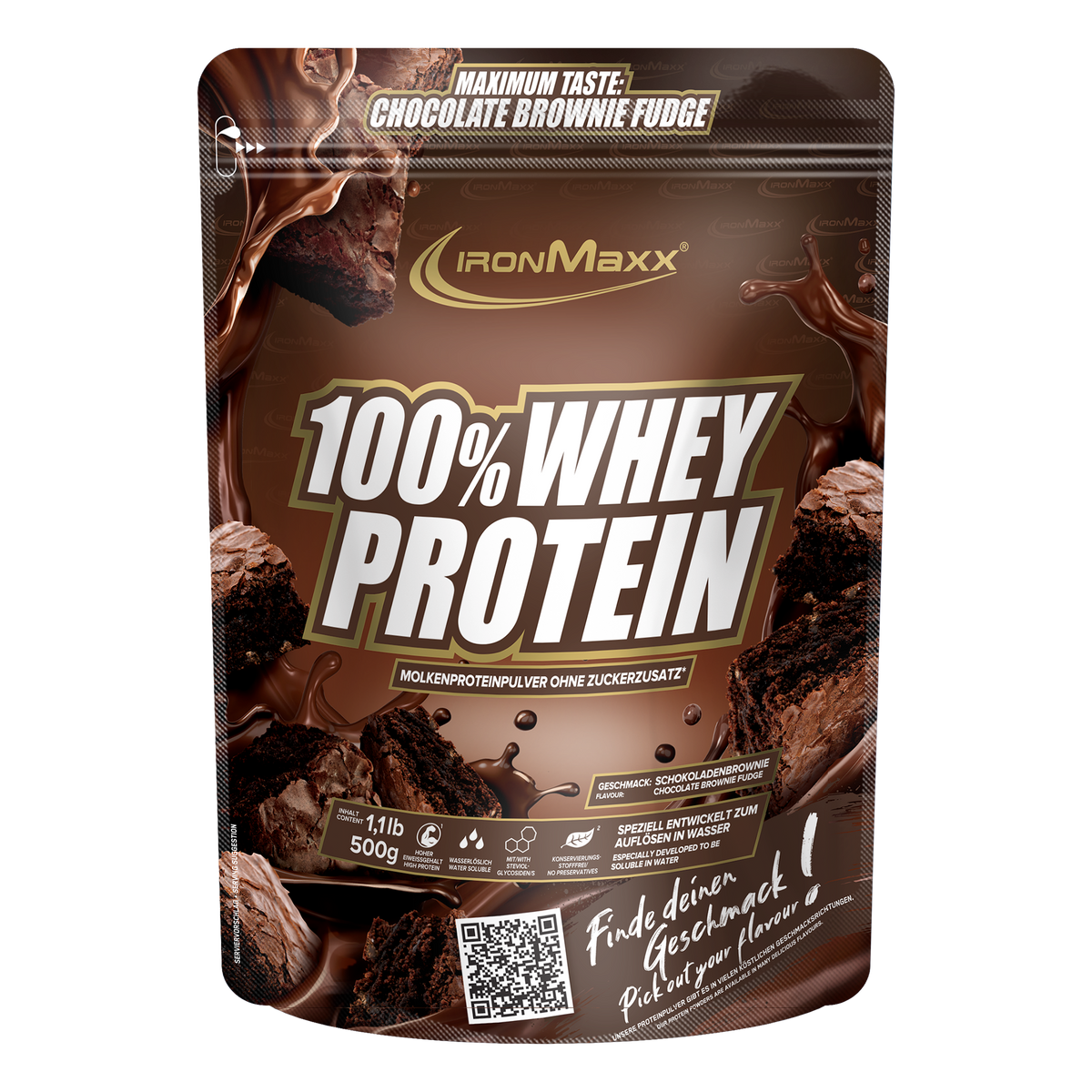 100% <tc>Whey Protein</tc> (500g) - <tc>Chocolate Brownie Fudge</tc>