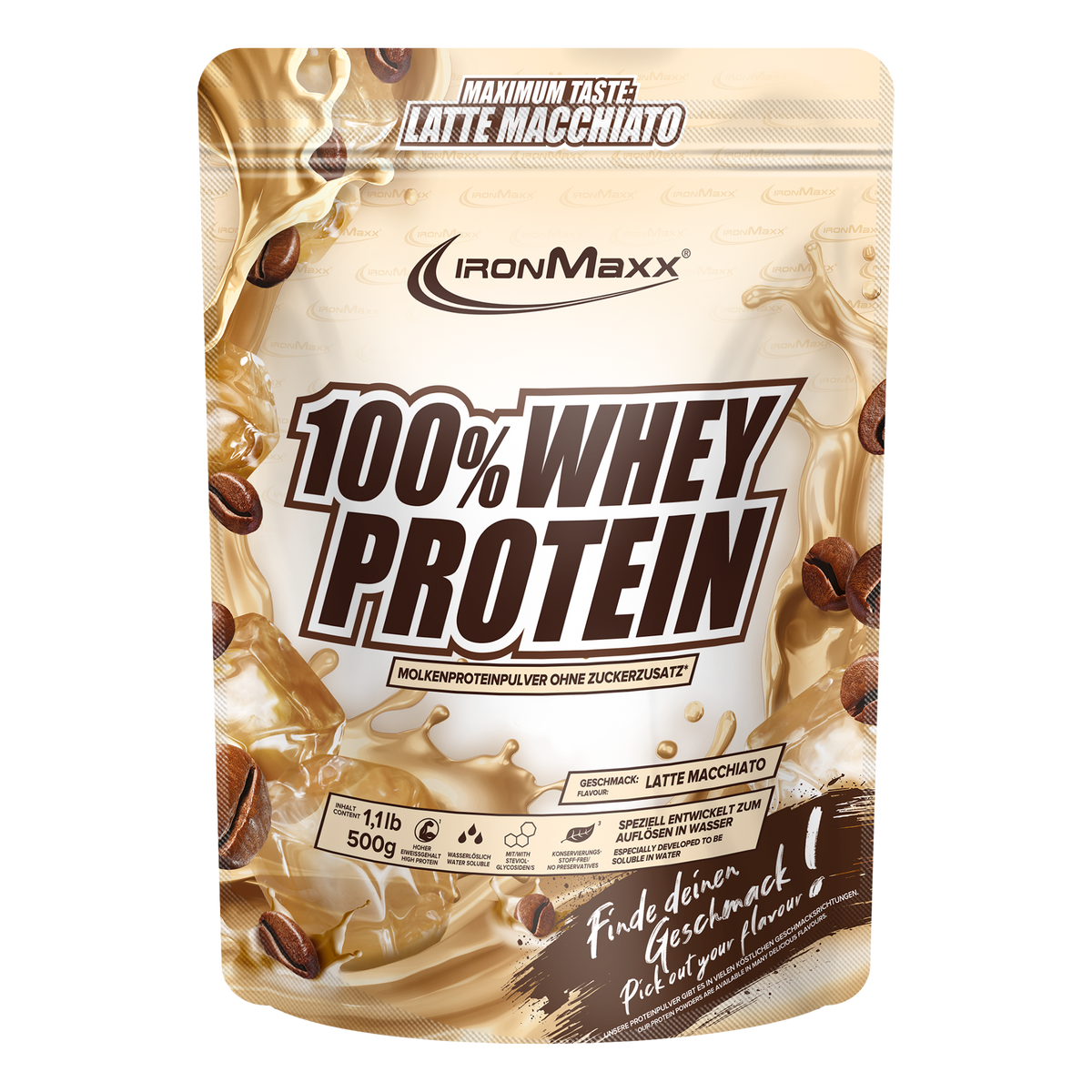 100% Whey Protein (500g) - Latte Macchiato