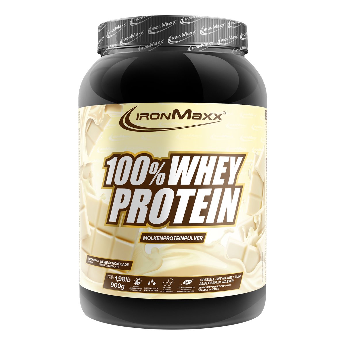100% <tc>Whey Protein</tc> (900g) - Witte chocolade