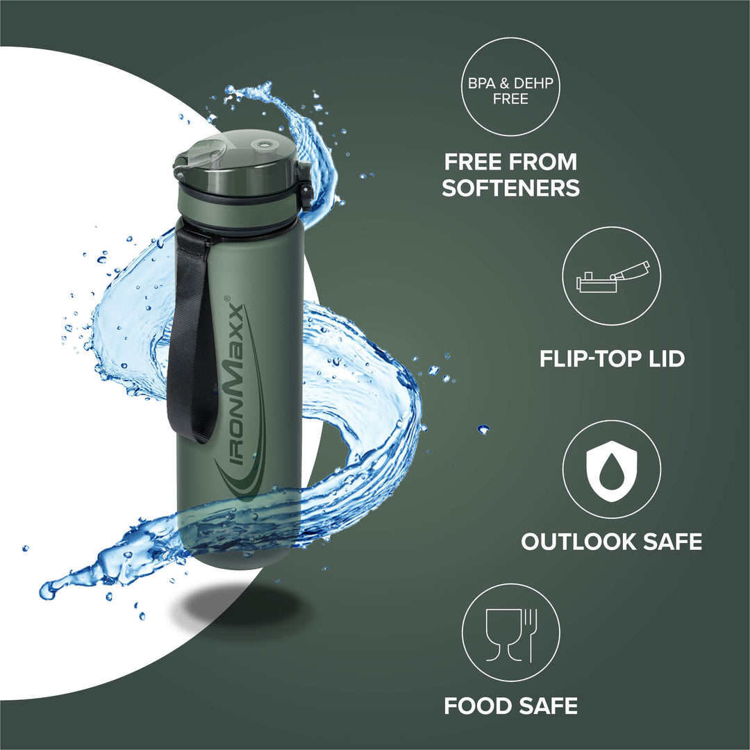 <tc>Sport Water Bottle</tc> (1000ml) - Mineral Green