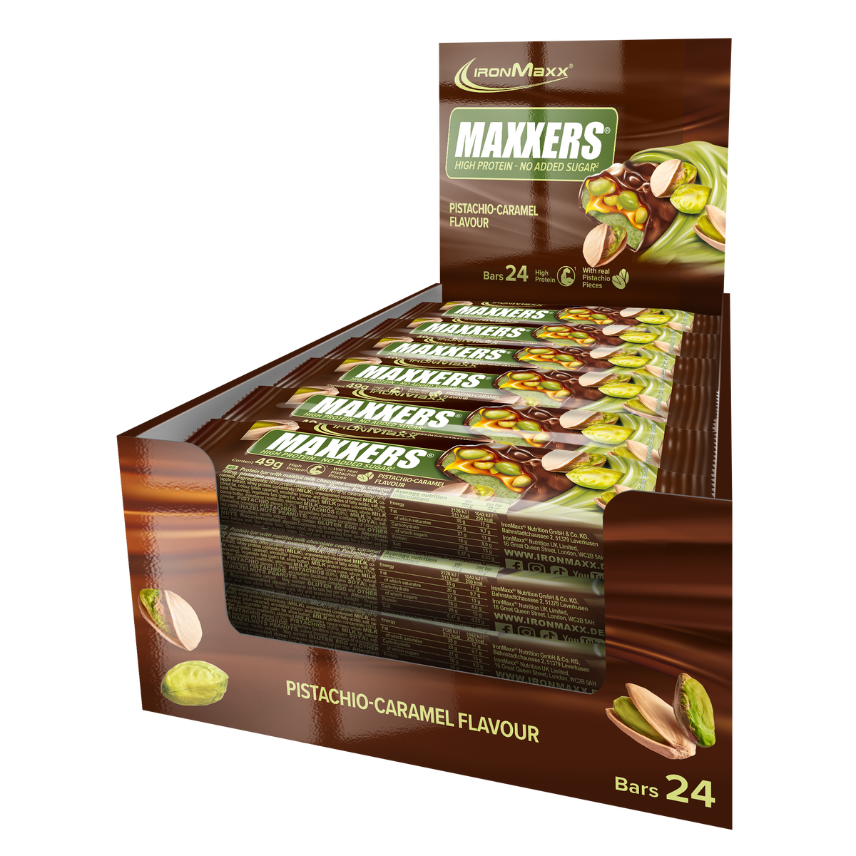 <tc>Maxxers</tc> (24x49g) - Melk Choc Pistache Karamel