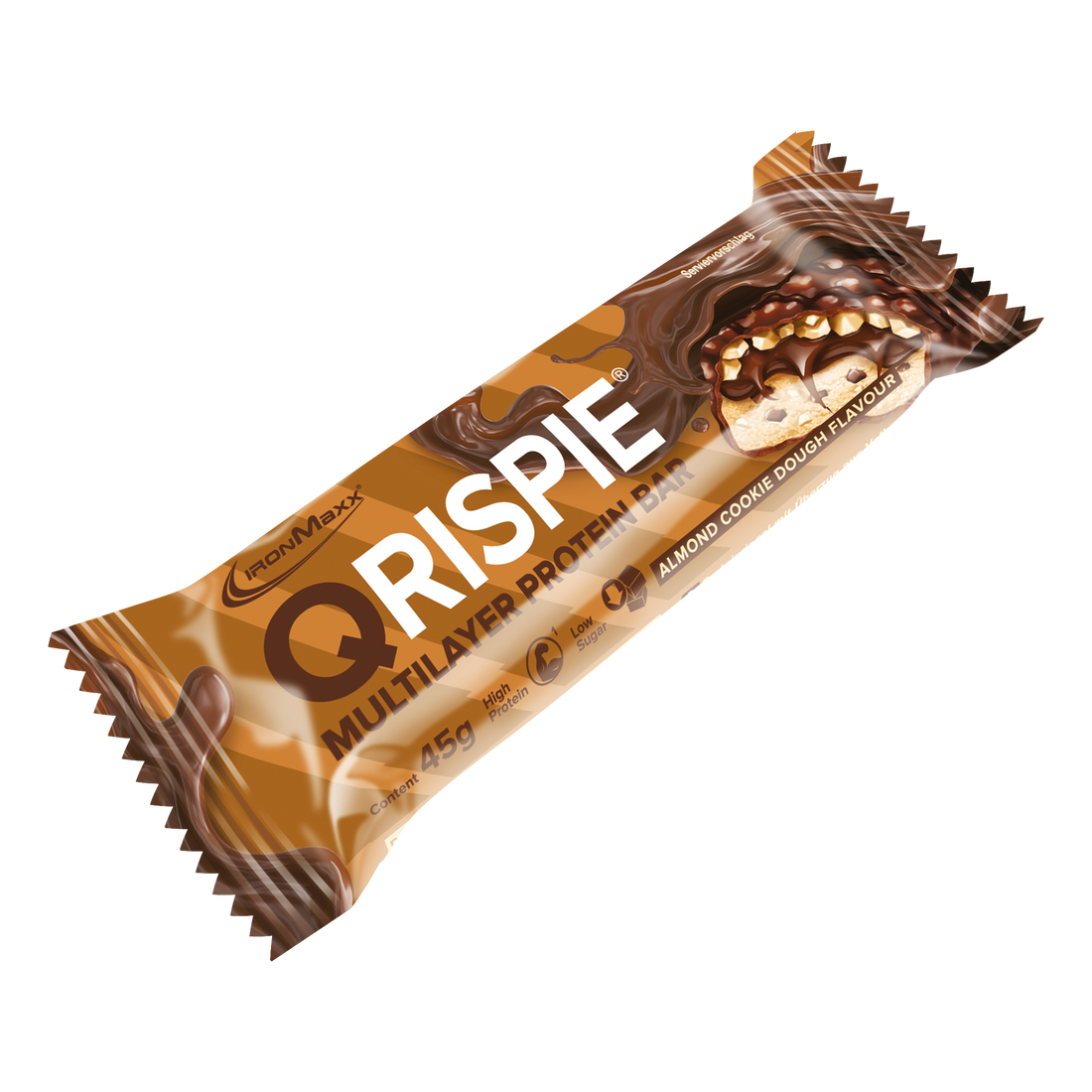Qrispie <tc>Protein</tc> Barre (45g) - Pâte à cookie aux amandes