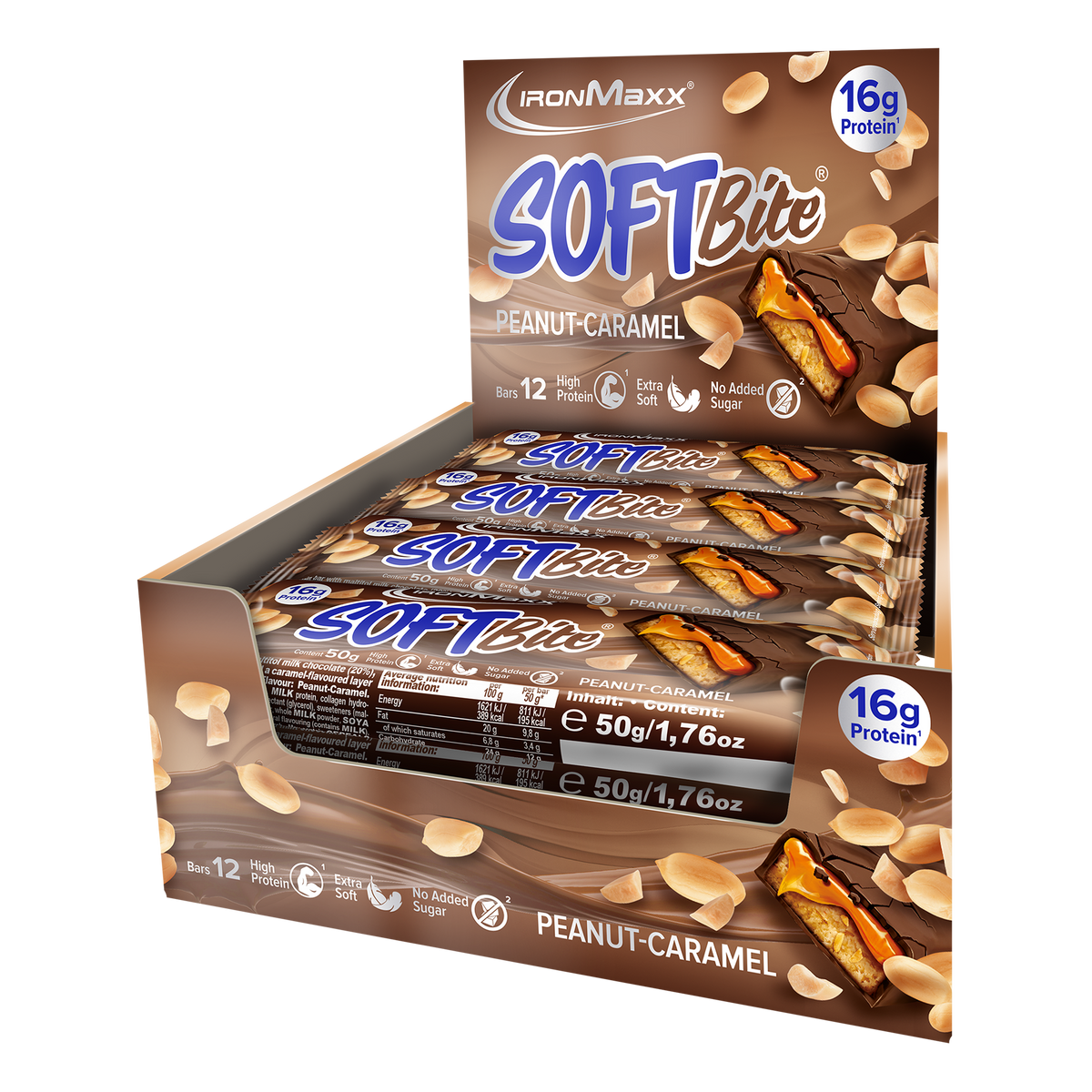 <tc>Softbite</tc> (12x50g) - Cacahuète Caramel