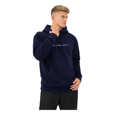 Sudadera con capucha azul oscuro unisex - L