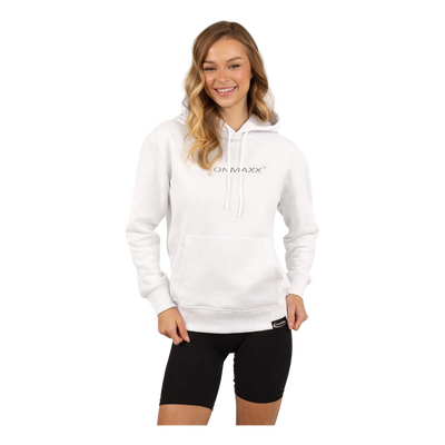 Sweat à capuche blanc unisexe - M