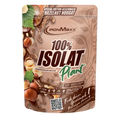 100% Isolat Végétal (500g) - Noisette Nougat