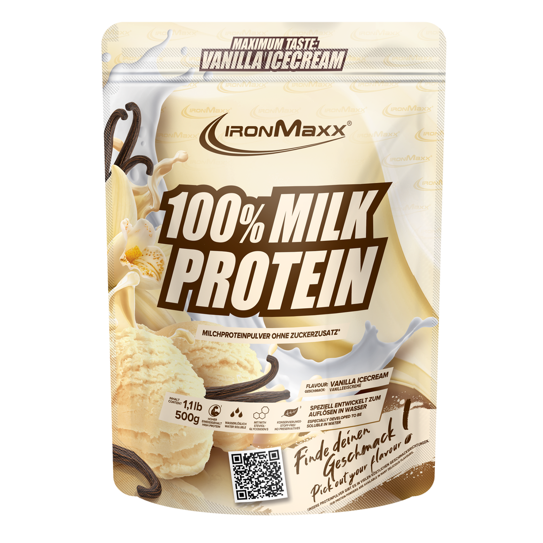 100% Białko Mleczne (500g) - <tc>Vanilla Ice Cream</tc>