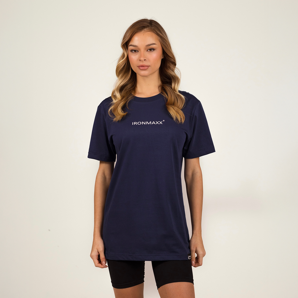 T-shirt dames donkerblauw - Dames M