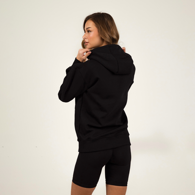 Hoodie Noir Unisexe - M