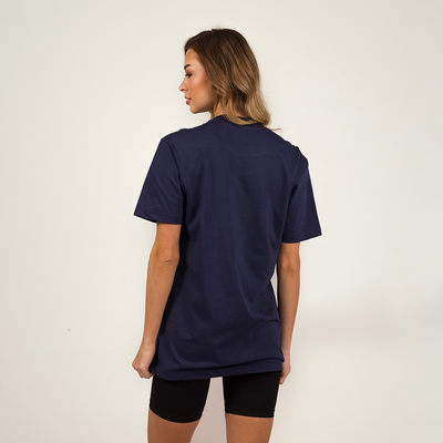 T-shirt dames donkerblauw - Dames M