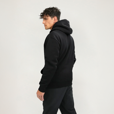 Hoodie Noir Unisexe - M