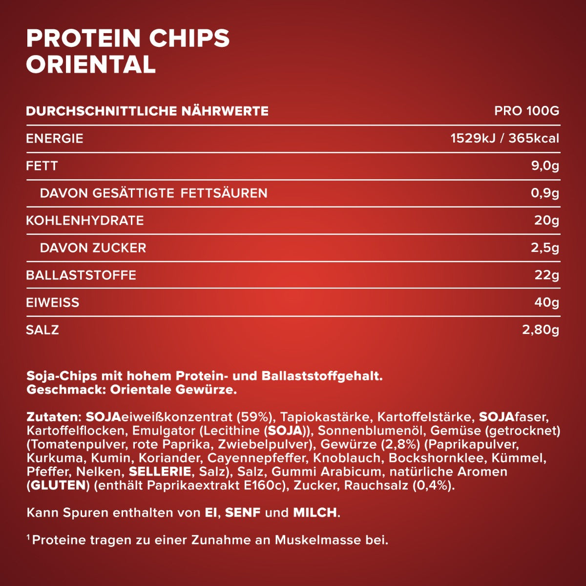Protein Chips 40 (50g) - Oriental